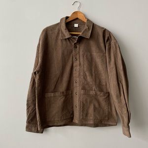 NWT KOTN Men’s Meroe overshirt in Truffle, size XS
